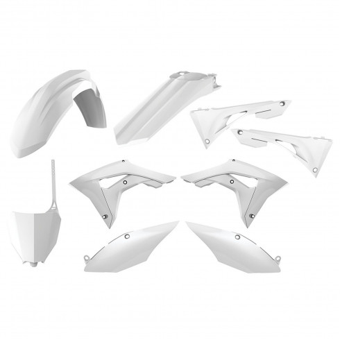 Κιτ πλαστικών MX POLISPORT για HONDA CR125R OEM Color - 2000-2001- ΑΣΠΡΟ
