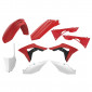 Κιτ πλαστικών MX POLISPORT για HONDA CRF250R - 2018-21 / CRF450R - 2017-21 White/Red ОЕМ thumb