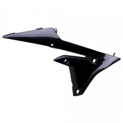 Πλαστικά καλύμματα ψυγείου POLISPORT Yamaha YZ125/250 - 2015-20 ΜΑΥΡΟ
