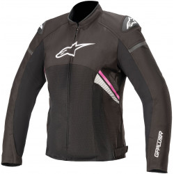 Γυναικείο μπουφάν μηχανής ALPINESTARS T-GP PLUS R V3 AIR BLACK/FUCHSIA