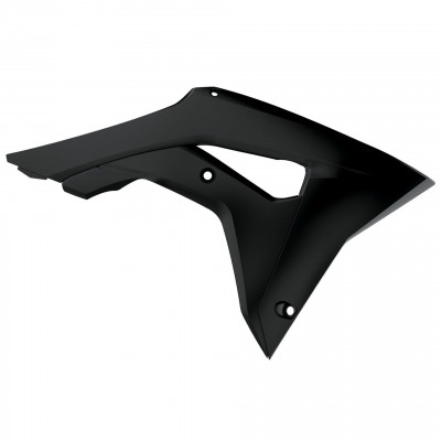 Πλαστικά καλύμματα ψυγείου POLISPORT HONDA restyling CR125R /CR250R -2002-07 ΜΑΥΡΟ