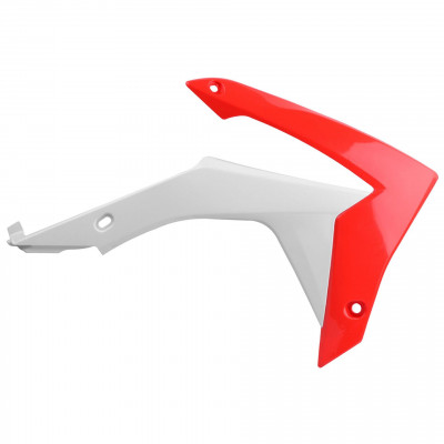 Πλαστικά καλύμματα ψυγείου POLISPORT HONDA CRF250R - 2014-17 /CRF450R - 2013-16 ΚΟΚΚΙΝΟ/ΑΣΠΡΟ OEM