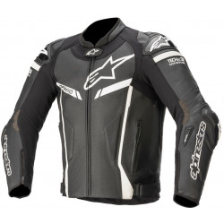Δερμάτινο μπουφάν μηχανής ALPINESTARS GP PRO V2 TECH-AIR ΜΑΥΡΟ/ΛΕΥΚΟ