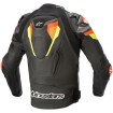 Δερμάτινο μπουφάν μηχανής ALPINESTARS ATEM V4 ΜΑΥΡΟ/ΚΟΚΚΙΝΟ/ΚΙΤΡΙΝΟ thumb