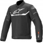 Καλοκαιρινό μπουφάν μηχανής ALPINESTARS T-SPS AIR BLACK/WHITE thumb