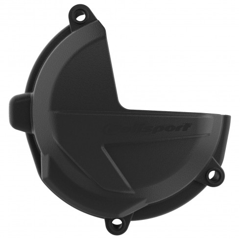 Προστατευτικό κάλυμμα συμπλέκτη POLISPORT BETA RR250/300 2T/X-TRAINER300 2018-20 - ΜΑΥΡΟ