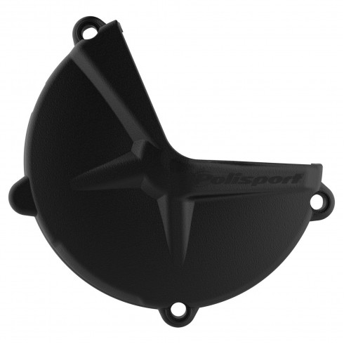 Προστατευτικό κάλυμμα συμπλέκτη POLISPORT GAS GAS EC250/300 XC250/3000 - 2017-20 - ΜΑΥΡΟ