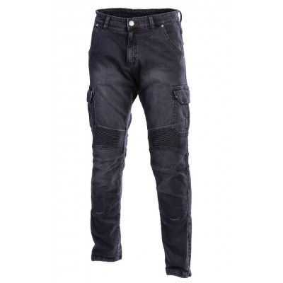 Παντελόνι μηχανής SECA SQUARE SLIM FIT ΜΑΥΡΟ