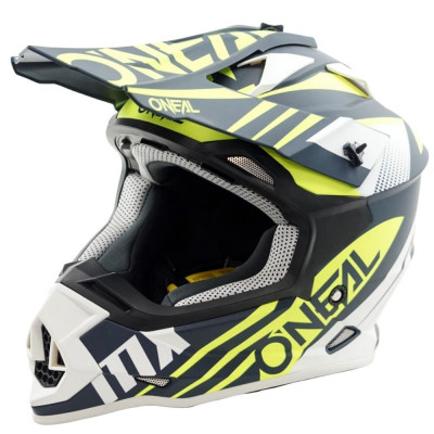 Κράνος μοτοσυκλέτας O'NEAL 2SERIES SPYDE 2.0 BLUE/WHITE/NEON YELLOW 2020