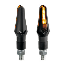 Φλας μηχανής LED ZEPHYR BLACK 90493