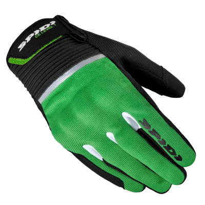 Γάντια μηχανής SPIDI FLASH CE BLACK/KAWA GREEN