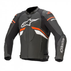 Δερμάτινο μπουφάν μηχανής ALPINESTARS GP PLUS R V3 ΜΑΥΡΟ/ΛΕΥΚΟ/ΚΟΚΚΙΝΟ FLUO Δερμάτινο μπουφάν μηχανής ALPINESTARS GP PLUS R V3 ΜΑΥΡΟ/ΛΕΥΚΟ/ΚΟΚΚΙΝΟ FLUO