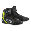 Μπότες μηχανής ALPINESTARS FASTER-3 BLACK/BLUE/YELLOW FLUO