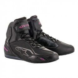 Γυναικείες μπότες μηχανής ALPINESTARS STELLA FASTER-3 ΜΑΥΡΟ/ΜΩΒ
