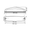 Πίσω φανάρι μοτοσυκλέτας LAMPA Hirox LED 12V - 90161 thumb