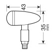 Φλας μηχανής LED DROP BLACK 90482 thumb