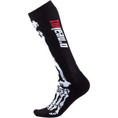 Ισοθερμικές κάλτσες μηχανής O'NEAL PRO MX XRAY ΜΑΥΡΟ/ΑΣΠΡΟ