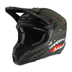 Κράνος motocross O'NEAL 5SERIES WARHAWK BLACK/GREEN