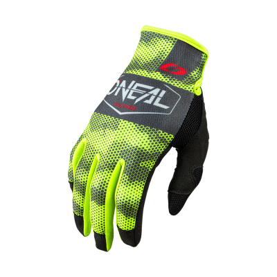 Γάντια μηχανής O'NEAL COVERT BLACK/NEON YELLOW