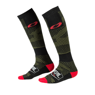 Ισοθερμικές κάλτσες μηχανής O'NEAL PRO MX COVERT ΜΑΥΡΟ/ΠΡΑΣΙΝΟ