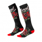 Ισοθερμικές κάλτσες μηχανής O'NEAL PRO MX ROSES ΜΑΥΡΟ/ΚΟΚΚΙΝΟ thumb