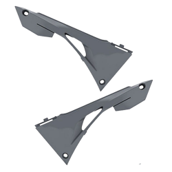 Πλαινά καπάκια φίλτρου αέρος POLISPORT για HONDA CRF150L - 2018-20 Nardo Grey