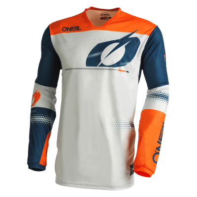 Μπλούζα motocross O'NEAL HARDWEAR HAZE V.22 BLUE/ORANGE