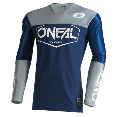 Μπλούζα motocross O'NEAL MAYHEM HEXX V.22 BLUE/GRAY