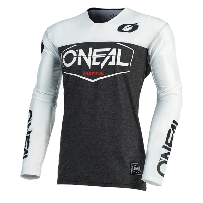 Μπλούζα motocross O'NEAL MAYHEM HEXX BLACK/WHITE 2021