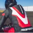 Δερμάτινη φόρμα αναβάτη SPIDI LASER PRO PERFORATED RED thumb