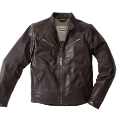Δερμάτινο μπουφάν μηχανής SPIDI GARAGE BROWN