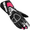 Γυναικεία δερμάτινα γάντια μηχανής SPIDI STS-3 BLACK/FUCHSIA