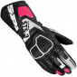 Γυναικεία δερμάτινα γάντια μηχανής SPIDI STS-3 BLACK/FUCHSIA thumb