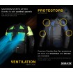 Γυναικείο μπουφάν μηχανής TRILOBITE 2091 Rideknow Tech-Air® BLACK/YELLOW FLUO thumb