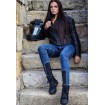 Γυναικείο παντελόνι μηχανής TRILOBITE 2063 ALLSHAPE BLUE thumb