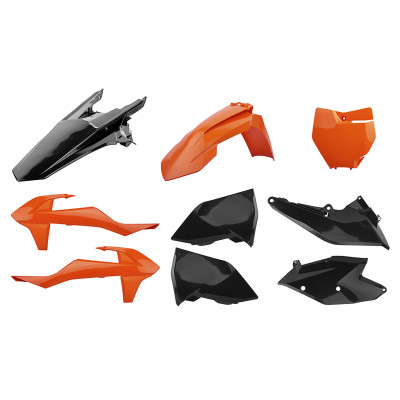 Κιτ πλαστικών Enduro POLISPORT για KTM EXC/ EXC-F/XC-W/ XCF-W-2020-21 OEM Color