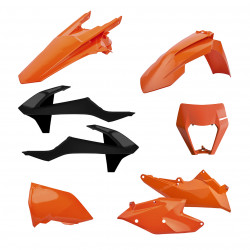 Κιτ πλαστικών Enduro POLISPORT για KTM EXC/ EXC-F/XC-W/ XCF-W-2017-19 OEM Color