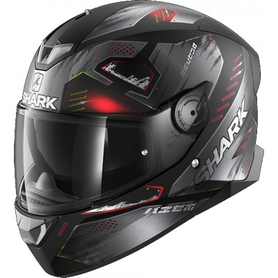 Κράνος μηχανής SHARK SKWAL 2 VENGER BLACK/RED MATT FULL FACE