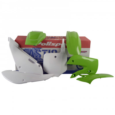 Κιτ πλαστικών MX POLISPORT για Kawasaki KX65 - 2000-21 OEM Color 11-12