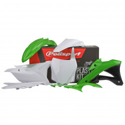 Κιτ πλαστικών MX POLISPORT για Kawasaki KX85 - 2014-21 OEM Color 14-15