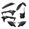 Κιτ πλαστικών MX POLISPORT για Kawasaki KX250-2017-20 ΜΑΥΡΟ