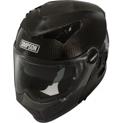 Κράνος μηχανής SIMPSON DARKSOME CARBON BLACK MODULAR
