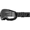 Μάσκα μηχανής motocross 100% STRATA2 BLACK-CLEAR Μάσκα μηχανής motocross 100% STRATA2 BLACK-CLEAR thumb