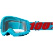 Μάσκα μηχανής motocross 100% STRATA2 SUMMIT-CLEAR thumb