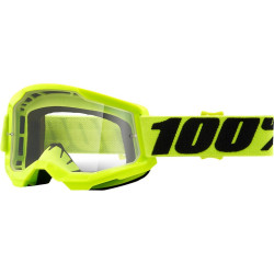 Μάσκα μηχανής motocross 100% STRATA2 YELLOW-CLEAR