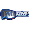 Μάσκα motocross 100% ACCURI2 BLUE-CLEAR