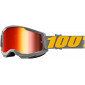 Μάσκα μηχανής motocross 100% STRATA2 IZIPIZI-MIRROR RED thumb