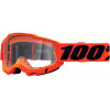 Μάσκα motocross 100% ACCURI2 NEON ORANGE-CLEAR