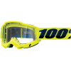 Μάσκα motocross 100% ACCURI2 FLUO YELLOW- CLEAR