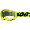 Μάσκα motocross 100% ACCURI2 FLUO YELLOW- CLEAR thumb